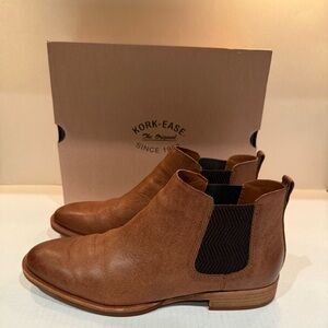 NEW Kork-Ease Kit Brown Leather Shoe Boots